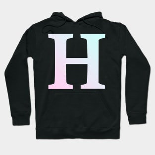 The Letter H Cool Colors Design Hoodie